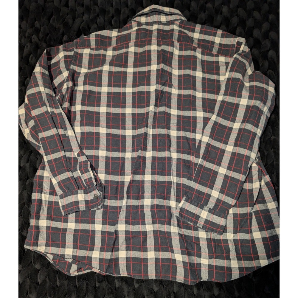 VTG 90's Polo Sport Ralph Lauren Sportsman Plaid Flannel Button Down Shirt XL - Picture 2 of 7